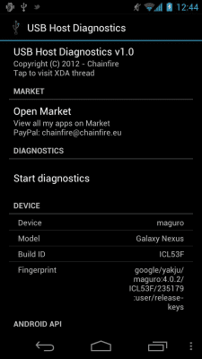 Скриншот приложения USB Host Diagnostics - №1