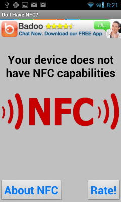Скриншот приложения Do I Have NFC - №3