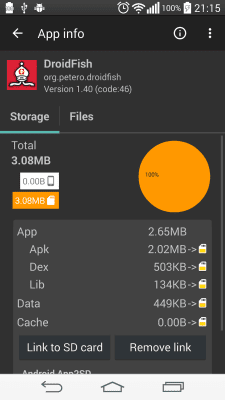 Скриншот приложения Link2SD - №4