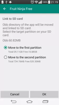 Скриншот приложения Link2SD - №6
