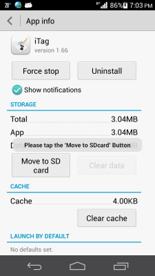 Скриншот приложения App2SD & App Manager - №3