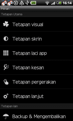 Скриншот приложения GO LauncherEX Malay language pack - №2