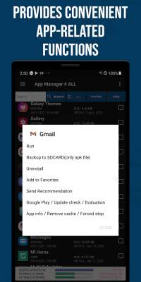 Скриншот приложения Смарт App менеджер - №2