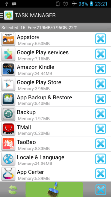 Скриншот приложения TaskManager-MobilePhoneSpeedup - №2