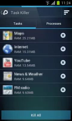 Скриншот приложения AVG Диспетчер задач и батареи - №3