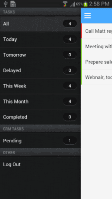 Скриншот приложения Zoho Taskz - №3