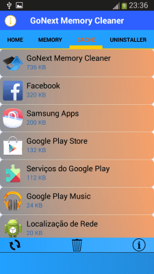 Скриншот приложения Очиститель памяти Go Next! - №3