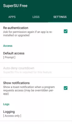 Скриншот приложения SuperSU - №5