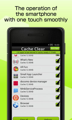 Скриншот приложения Cache Clear - №2