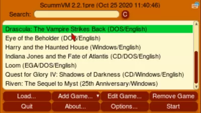 Скриншот приложения ScummVM - №1