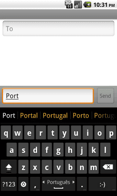 Скриншот приложения Portuguese dict для Hacker's Keyboard - №2