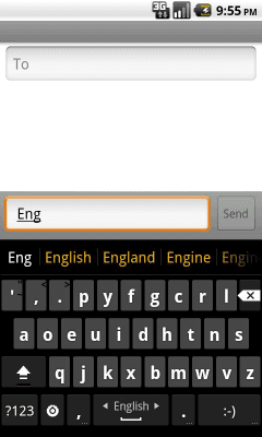 Скриншот приложения English completion dictionary для Hacker's Keyboard - №2