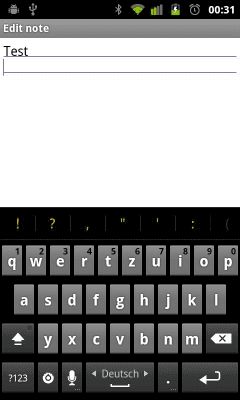 Скриншот приложения German dictionary для Hacker's Keyboard - №2