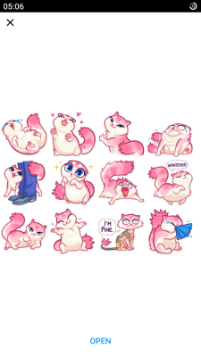 Скриншот приложения StickerPacks for Telegram - №4