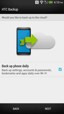 Скриншот приложения HTC Backup - №2