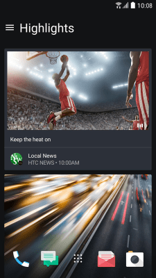 Скриншот приложения HTC Sense Home - №1