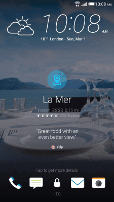 Скриншот приложения HTC Lock Screen - №1
