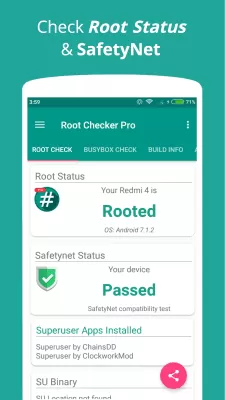 Скриншот приложения ROOT Check - №1