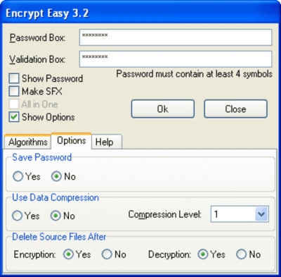 Скриншот приложения Encrypt Easy - №1