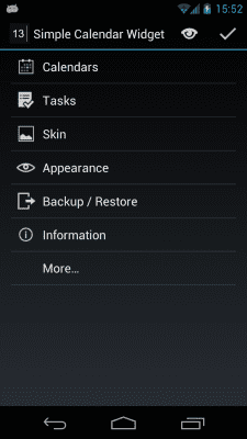 Скриншот приложения MYCOLORSCREEN Simple Calendar Widget - №4