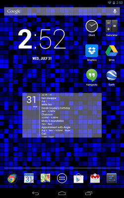 Скриншот приложения MYCOLORSCREEN Simple Calendar Widget - №7