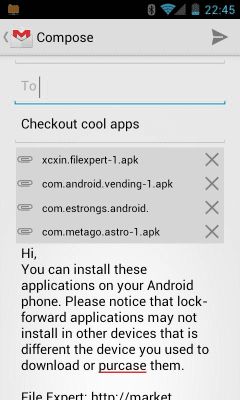 Скриншот приложения Quick App Manager - №5