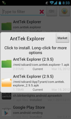 Скриншот приложения Quick App Manager - №7