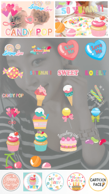 Скриншот приложения Candy Camera - Sticker - №1