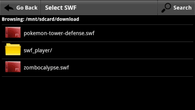 Скриншот приложения BIT LABS SWF Player - №1