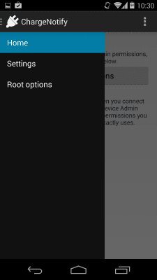 Скриншот приложения ChargeNotify - Screen Behavior - №7