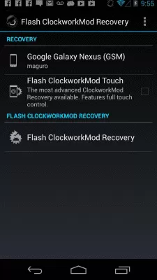 Скриншот приложения ROM Manager - №7