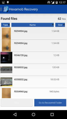 Скриншот приложения Hexamob Recovery Lite *ROOT* - №4