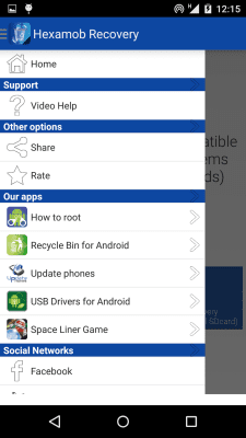 Скриншот приложения Hexamob Recovery Lite *ROOT* - №7