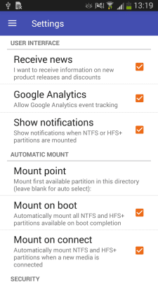 Скриншот приложения Paragon UFSD Root Mounter - №5