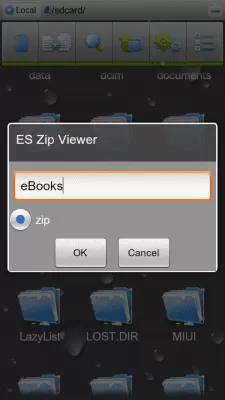 Скриншот приложения ES File Explorer (1.5 Cupcake) - №8