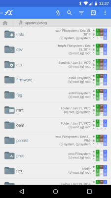 Скриншот приложения File Explorer (Root Add-On) - №1