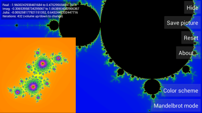 Скриншот приложения Mandelbrot Explorer - №3