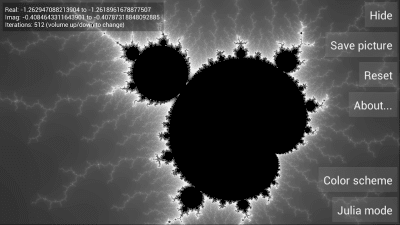Скриншот приложения Mandelbrot Explorer - №4