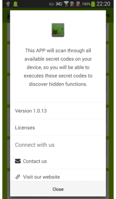 Скриншот приложения Secret Codes - MMI USSD - №3