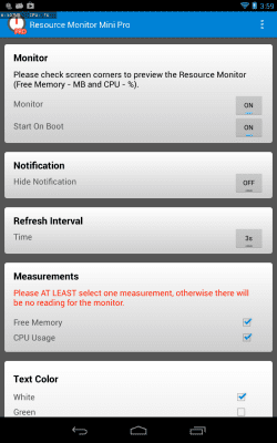 Скриншот приложения Монитор ресурсов Мини - №8