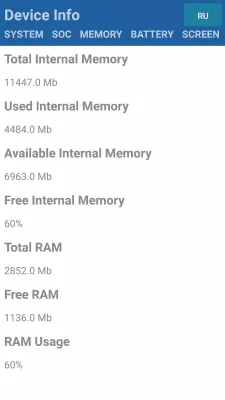 Скриншот приложения Мое Устройство - №3