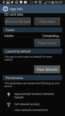 Скриншот приложения Launch by default - №2