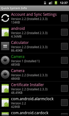 Скриншот приложения Quick System Info - №5