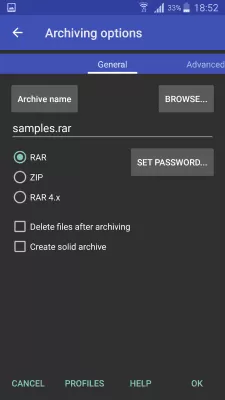 Скриншот приложения RAR для Android - №4