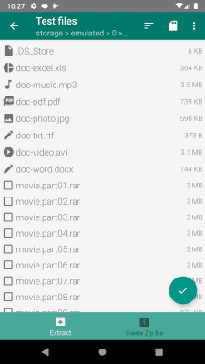 Скриншот приложения Easy Unrar, Unzip & Zip - №4
