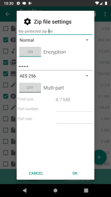 Скриншот приложения Easy Unrar, Unzip & Zip - №8