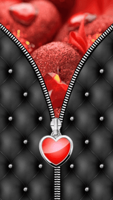 Скриншот приложения Heart Zipper Screen Lock - №3