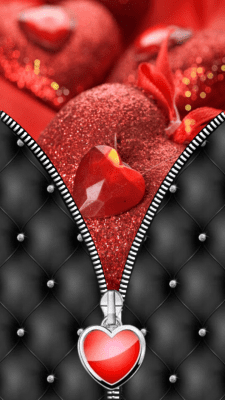 Скриншот приложения Heart Zipper Screen Lock - №4