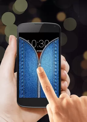Скриншот приложения Jeans Zipper Lock Screen - №4