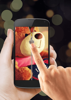 Скриншот приложения Teddy Bear Zipper Lock - №3